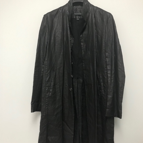 John Varvatos Slim fit waxed coat size 40. - Picture 11 of 11